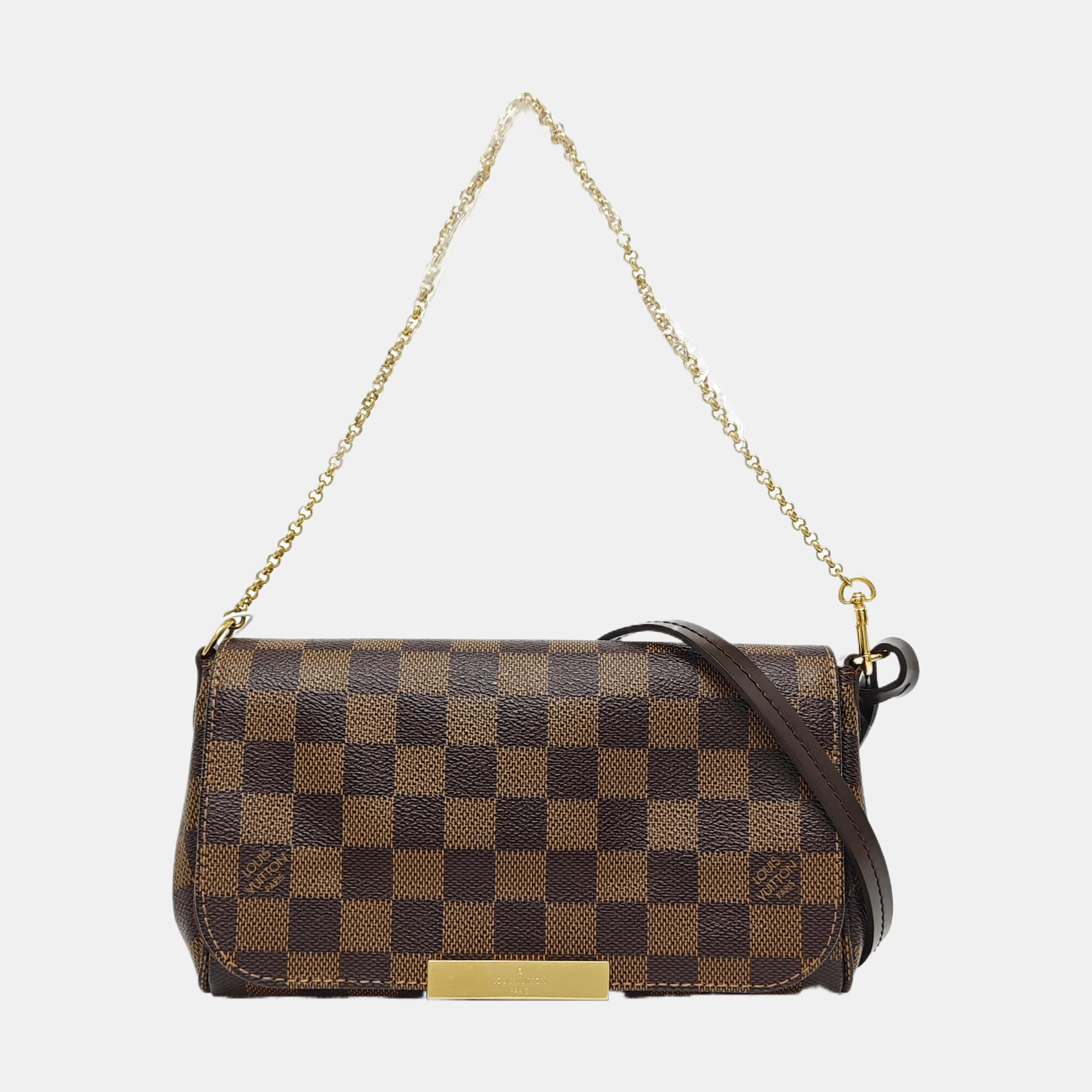 FAVORITE PM Coated Canvas Brown