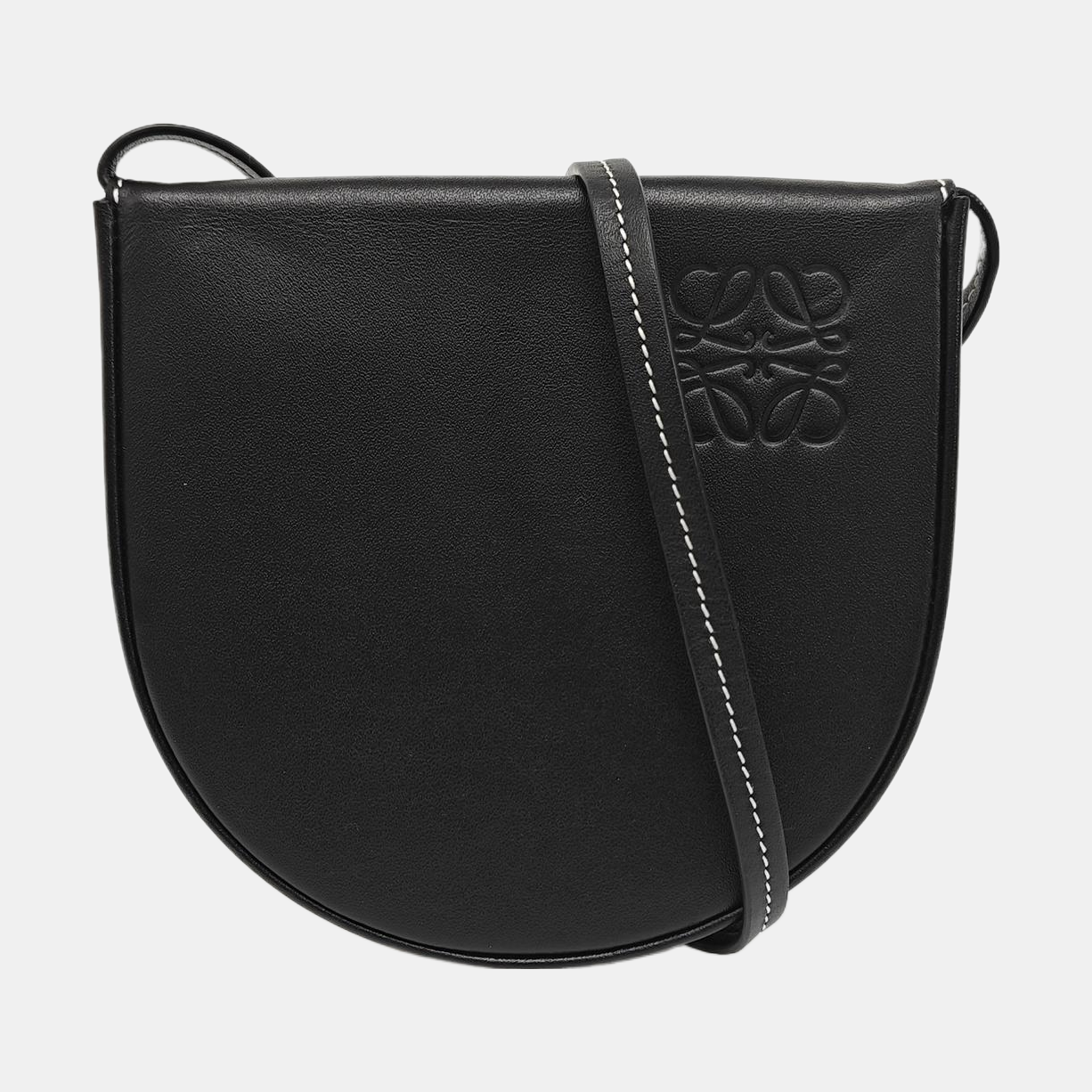 Heel Small Calfskin Black