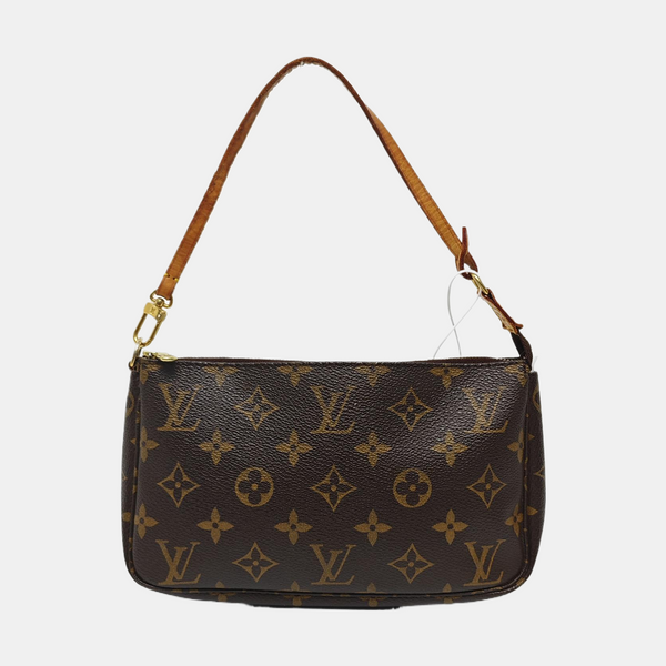 ACCESSOIRES Monogram Coated Canvas Brown