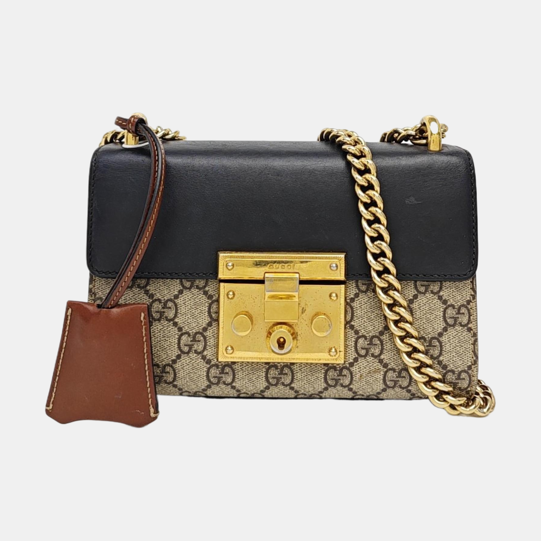 Padlock Small Monogram Coated Canvas Multicolor