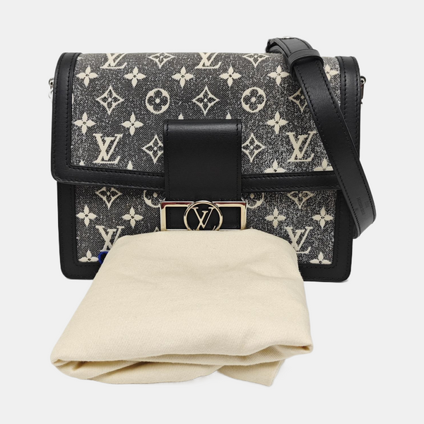 DAUPHINE MM Monogram Fabric Gray