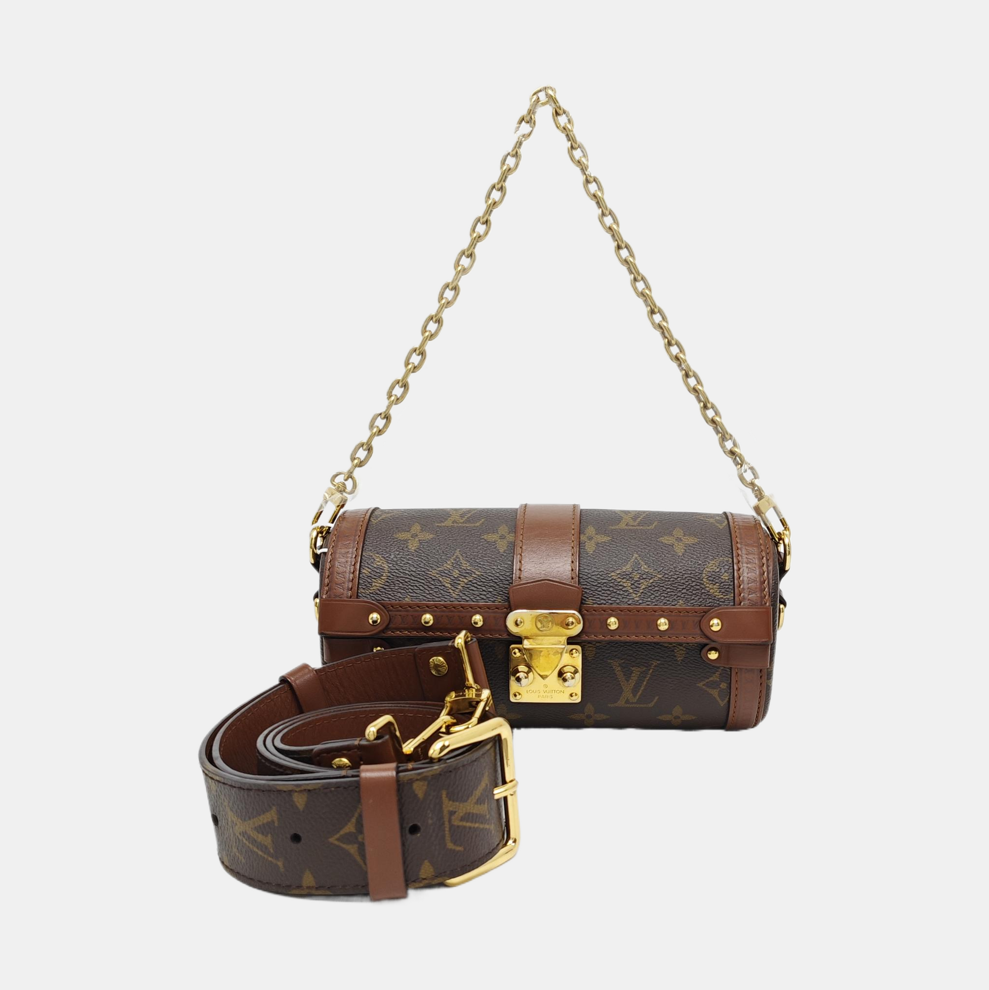 PAPILLON 19 Monogram Coated Canvas Brown