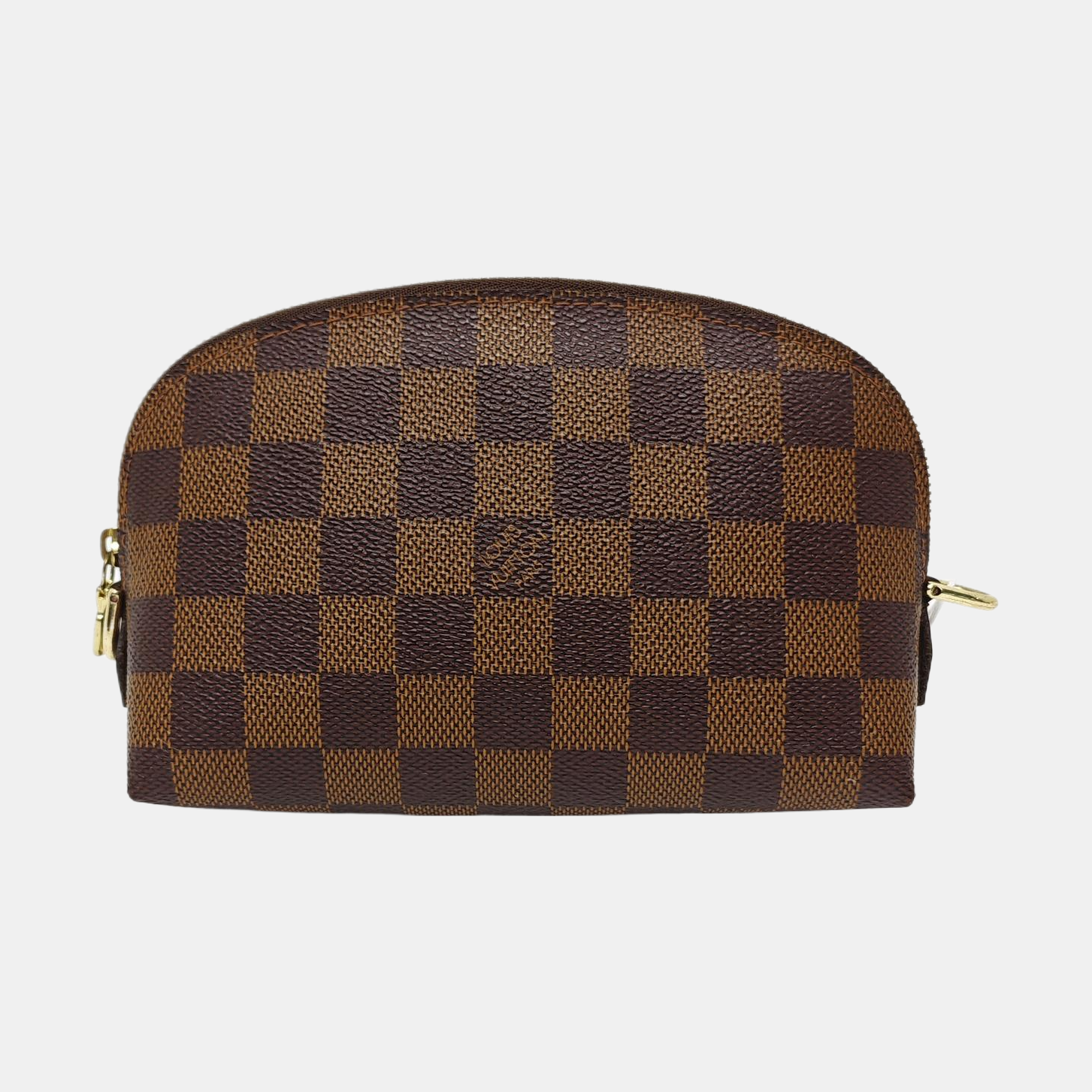 COSMETIC PM Damier Ebene Coated Canvas Brown