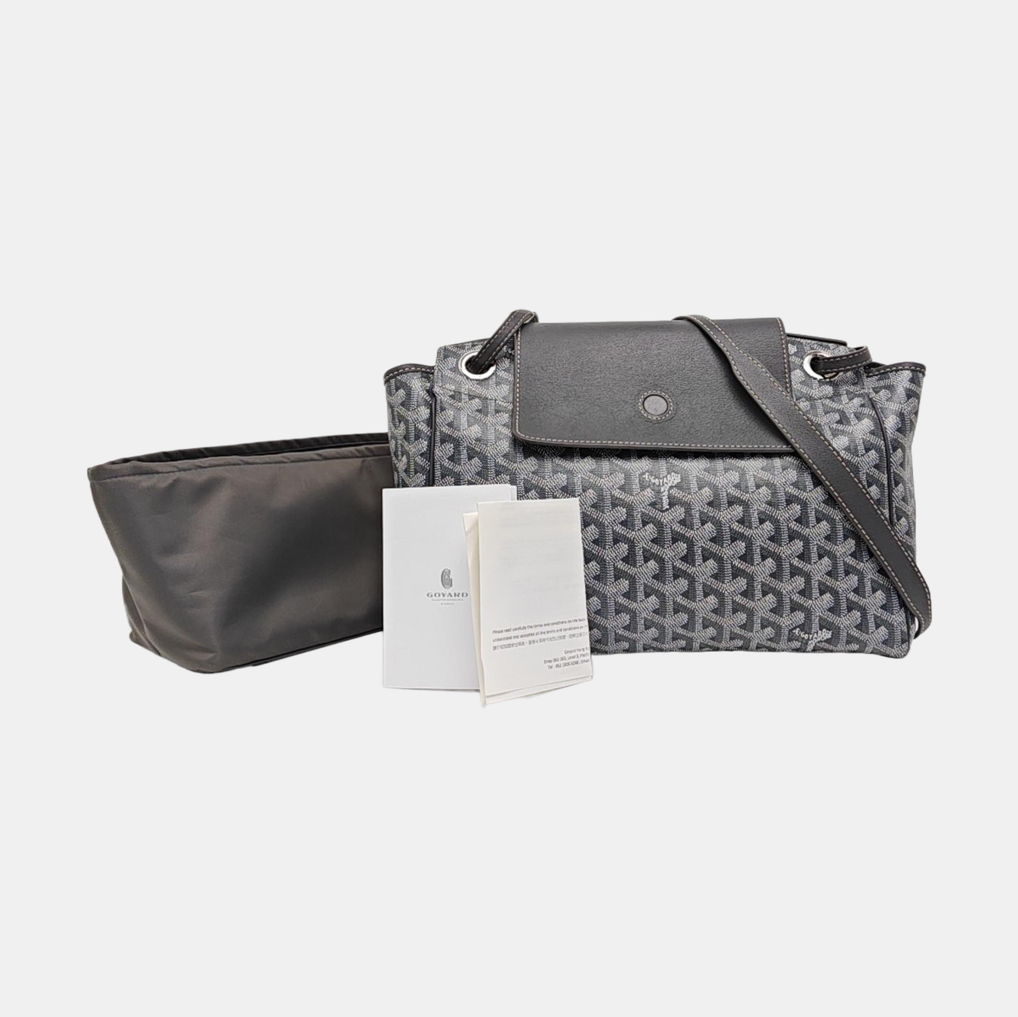 Rouette PM Coated Canvas Gray