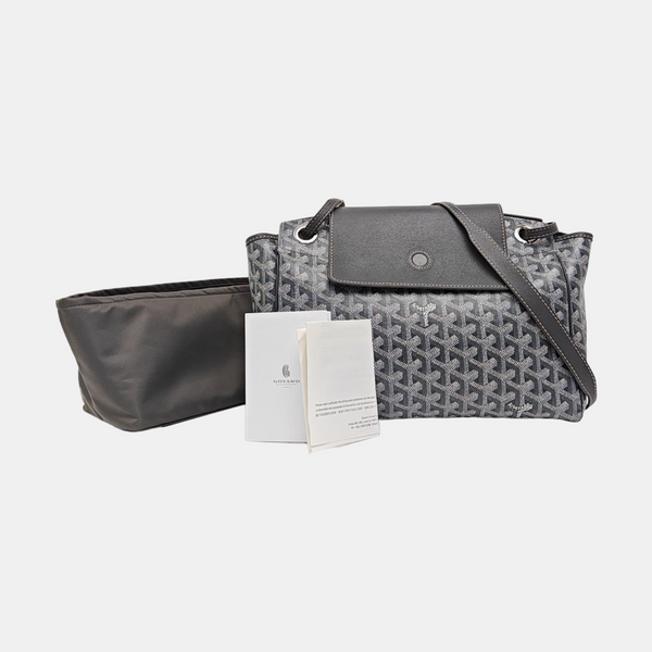 Rouette PM Coated Canvas Gray