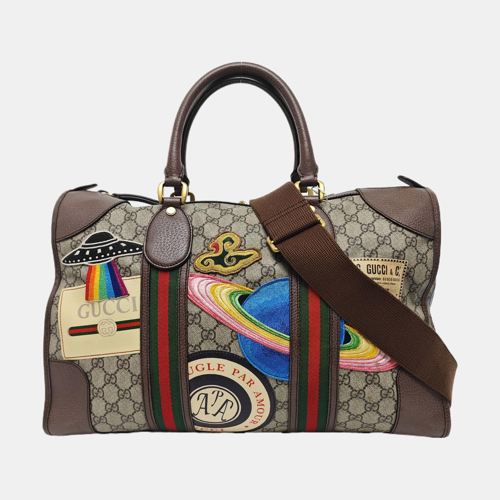 Courrier Monogram Coated Canvas Beige