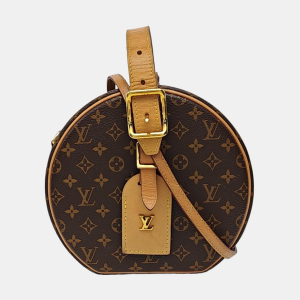 BOITE CHAPEAU PM Monogram Coated Canvas Brown