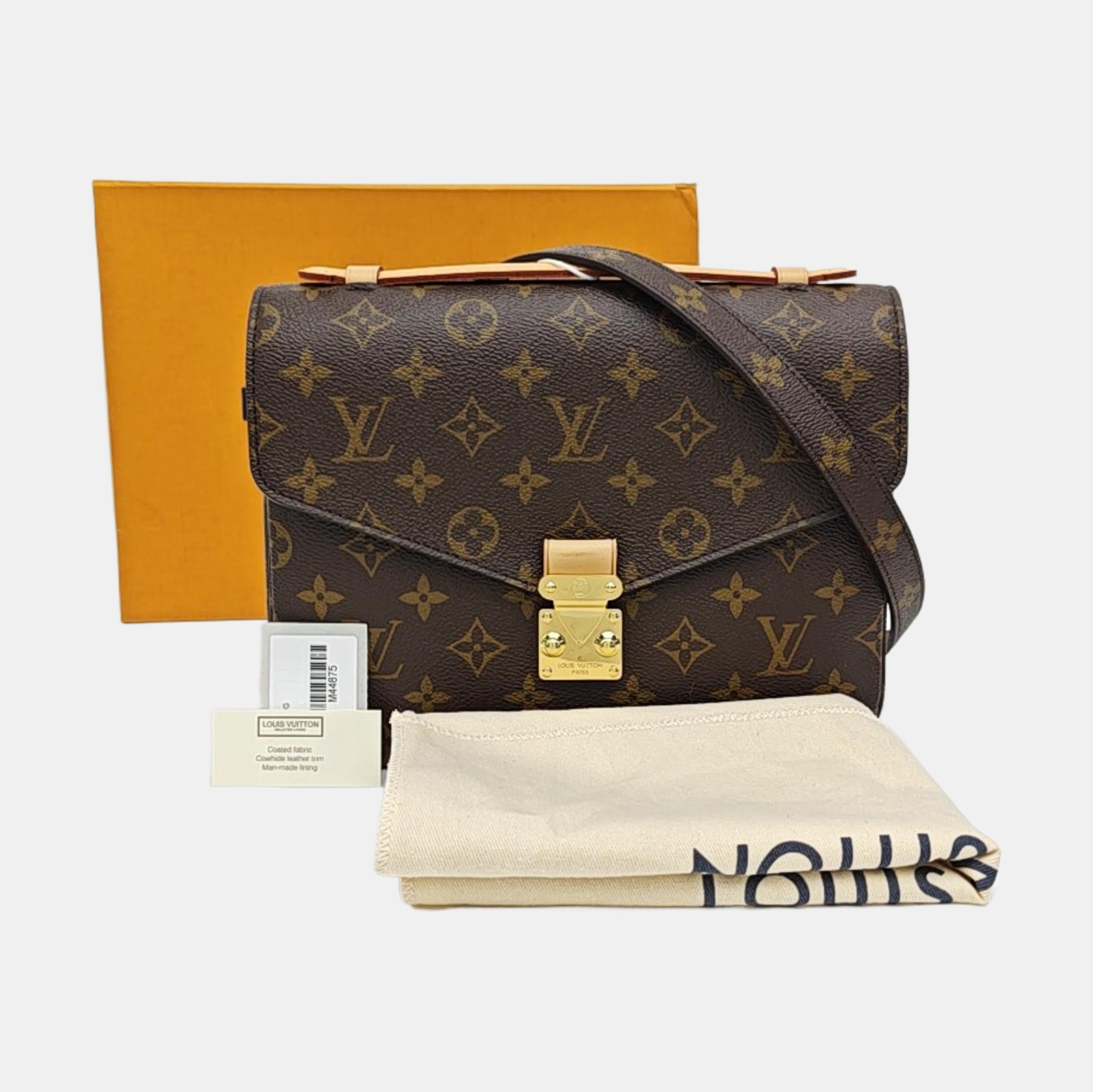 MÉTIS MM Monogram Coated Canvas Brown