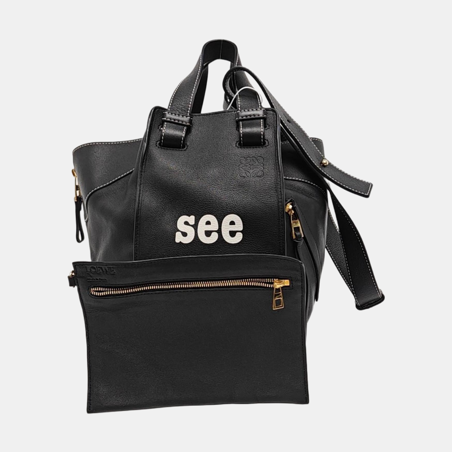 Authenticated pre-owned  Hammock Small Calfskin Black - Shoulder Bag at Looply