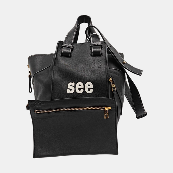 Authenticated pre-owned  Hammock Small Calfskin Black - Shoulder Bag at Looply