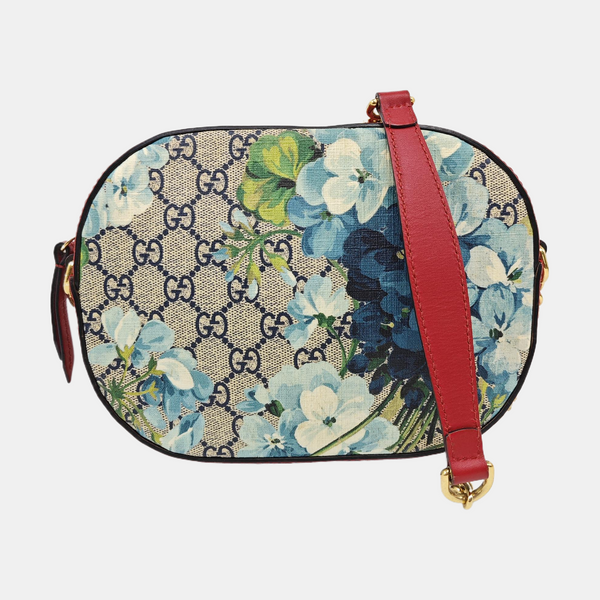 GG Blooms Mini Monogram Coated Canvas Beige