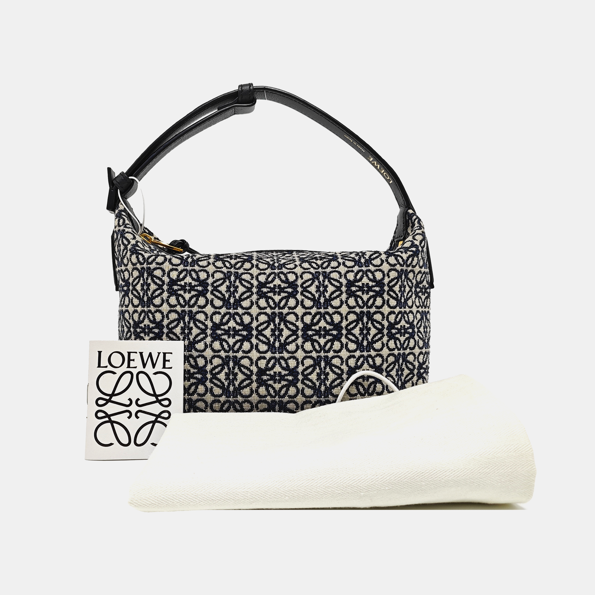 Monogram Canvas Top Handle Bag Blue