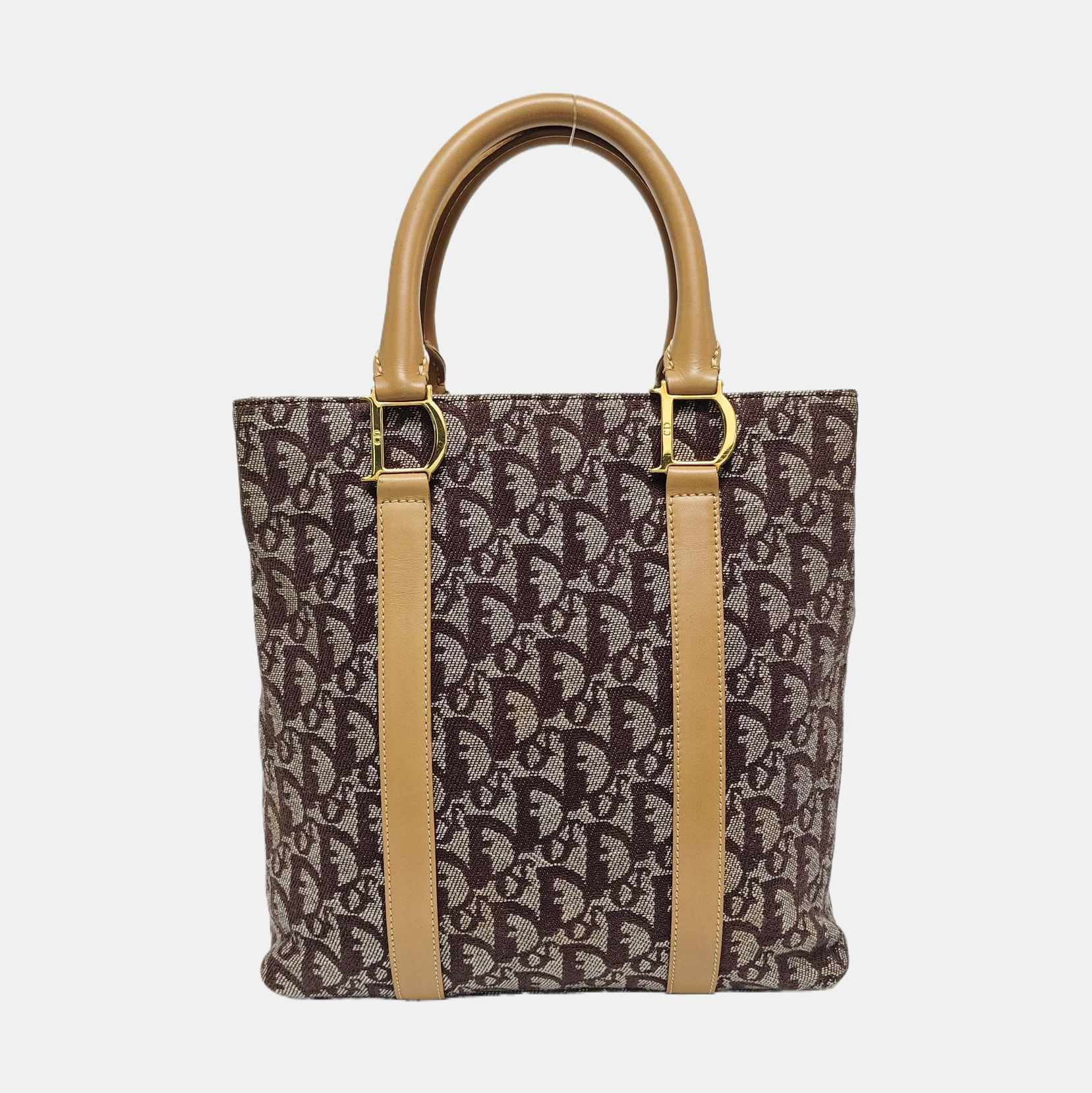 Vintage Tote Oblique Canvas Brown