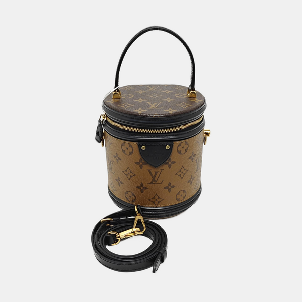 CANNES PM Monogram Coated Canvas Brown
