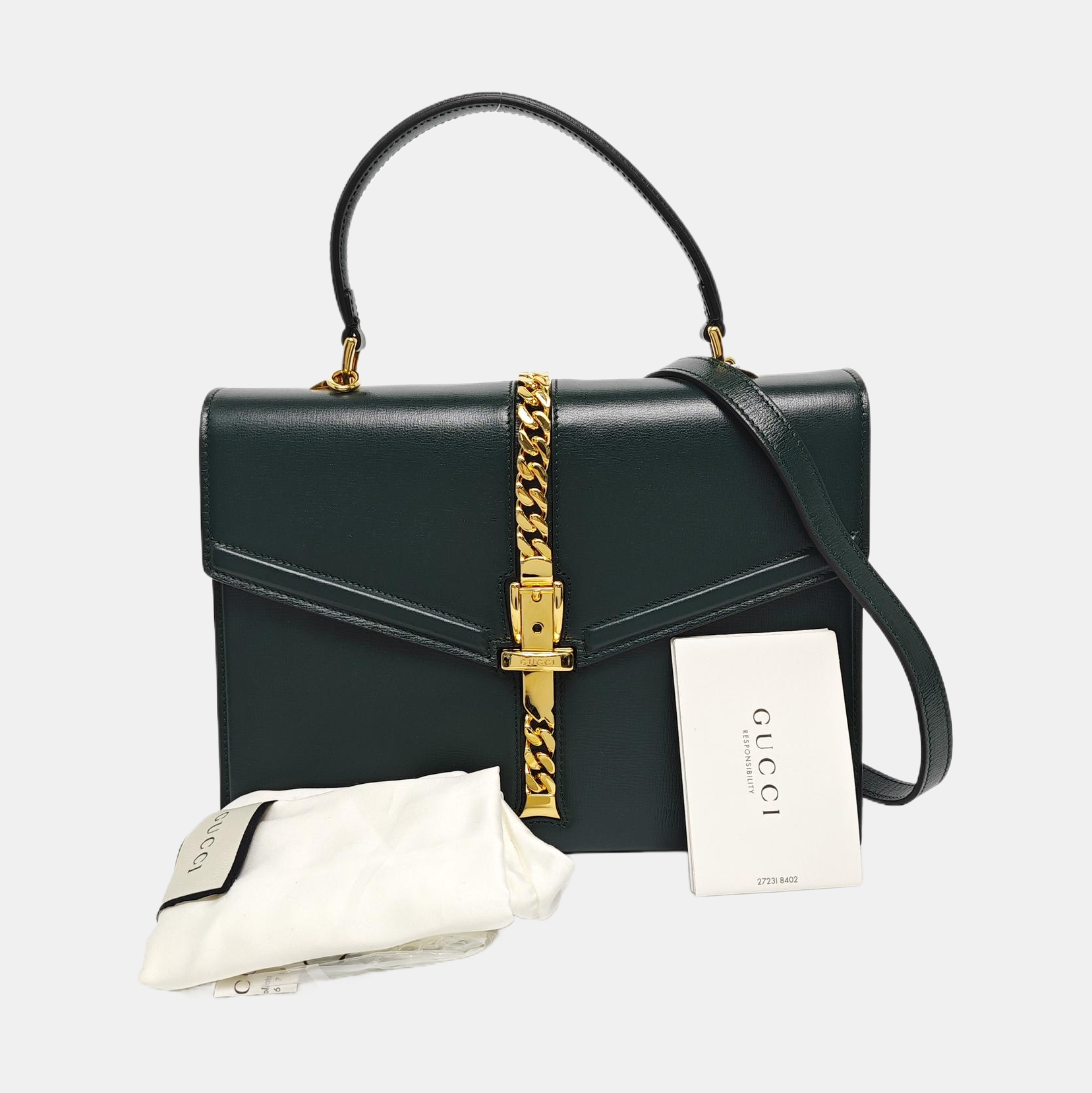 Sylvie 1969 Small Calfskin Green