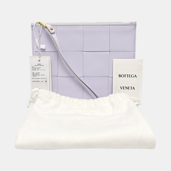 Lambskin Clutch Purple