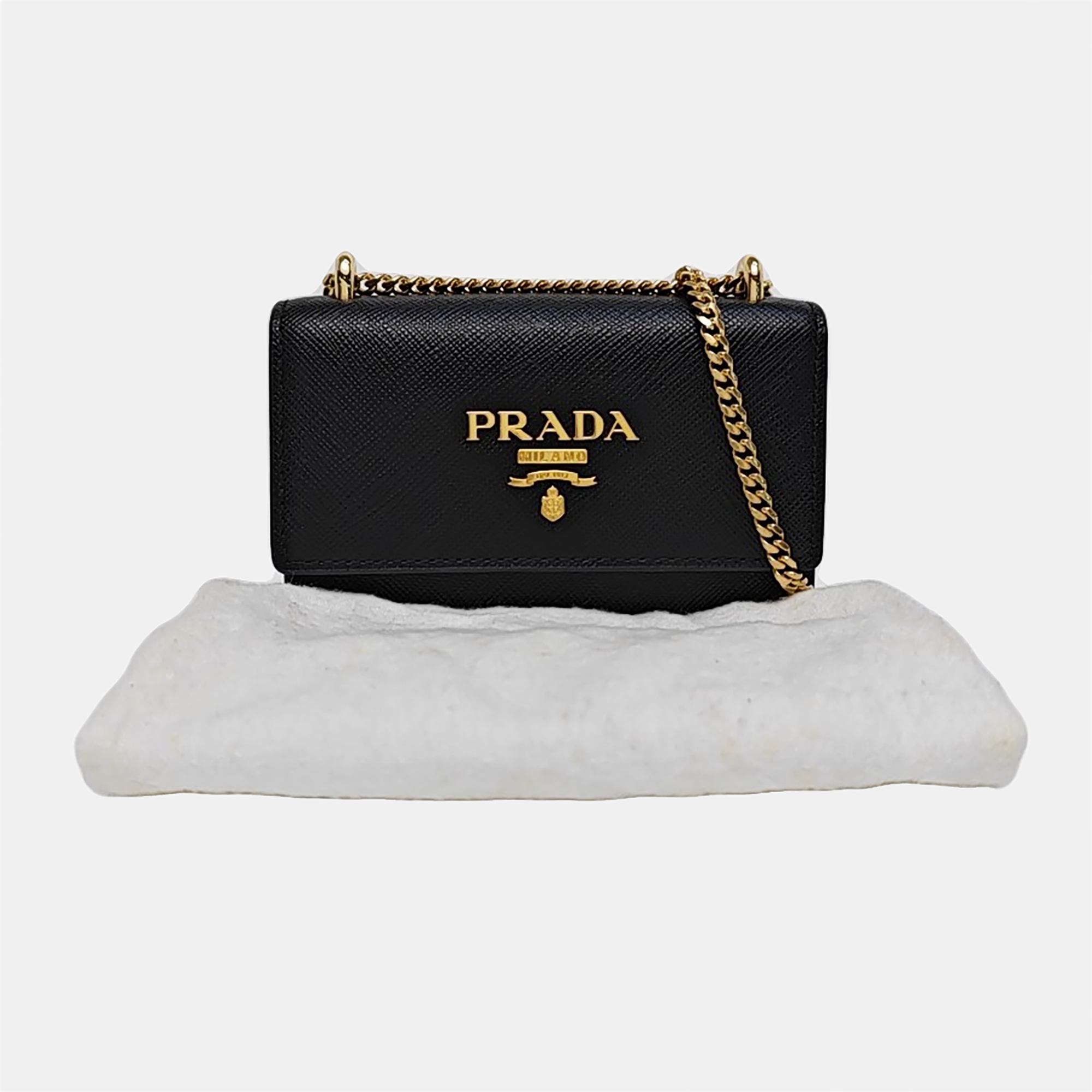 Mini Bag Saffiano Calfskin Black