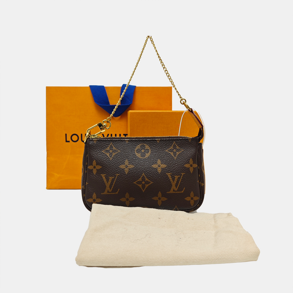 ACCESSOIRES Mini Monogram Coated Canvas Brown