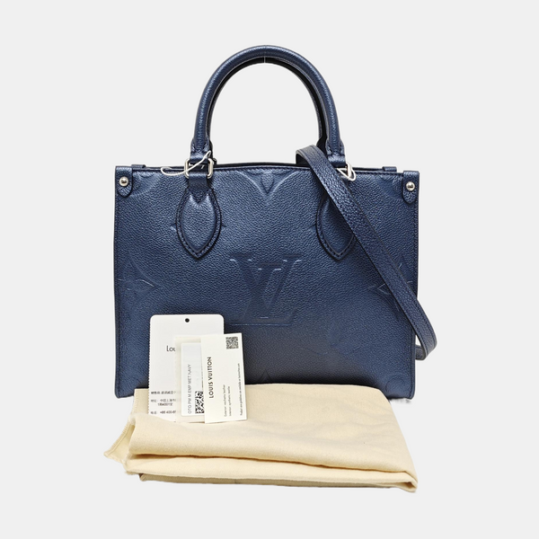 ONTHEGO PM Calfskin Blue