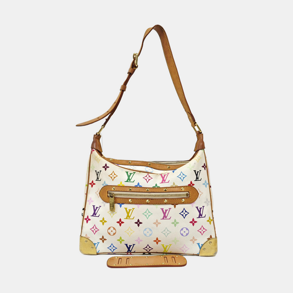 LV × TM BOULOGNE Monogram Coated Canvas White