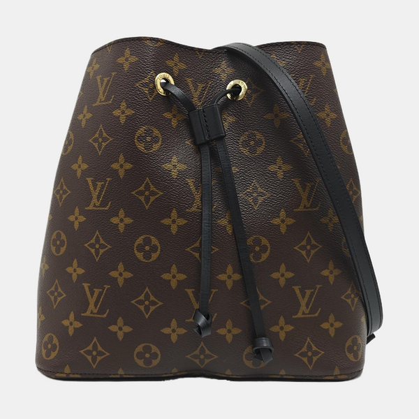 NÉONOÉ MM Monogram Coated Canvas Brown