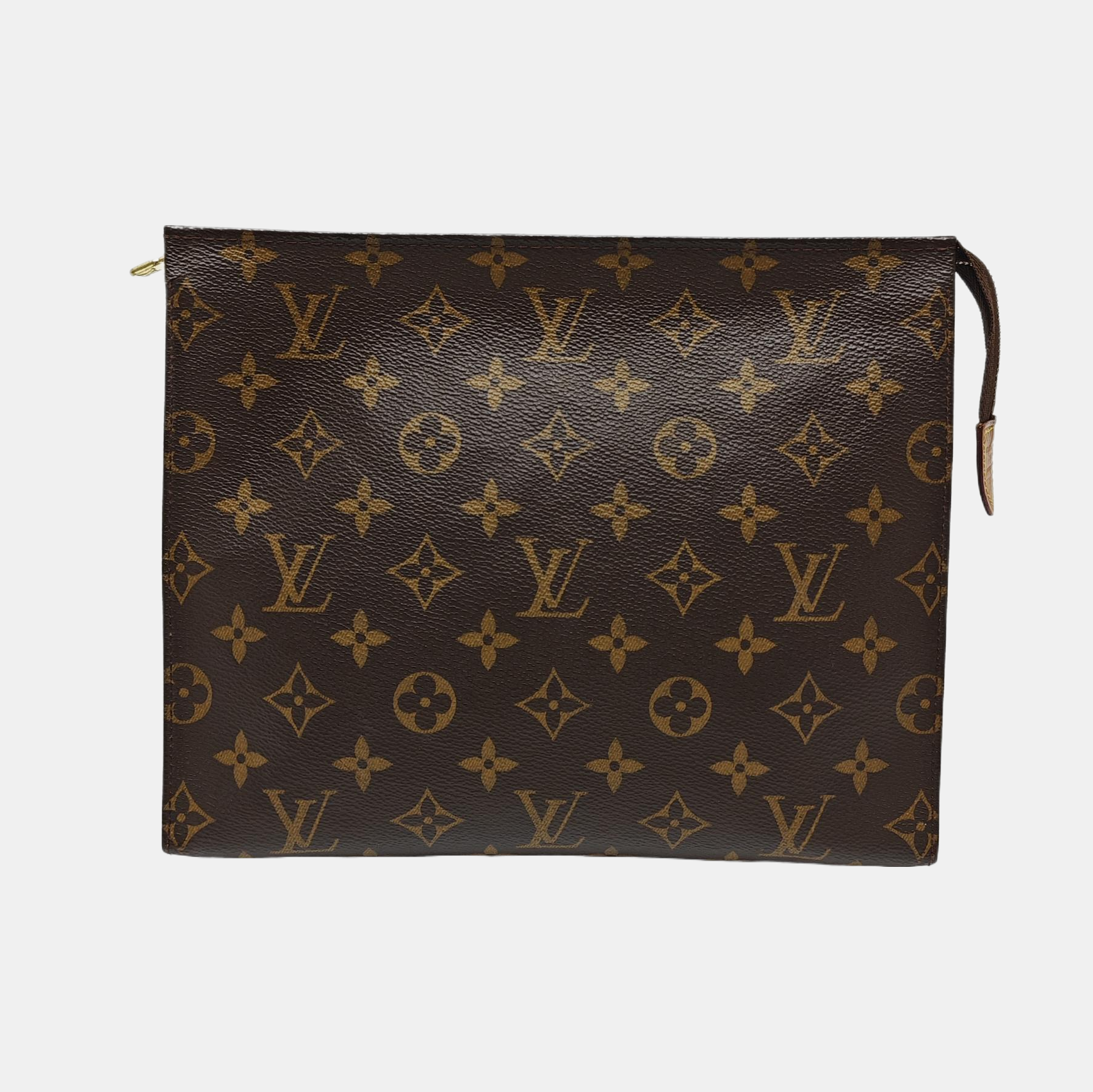 TOILET POCKET 26 Monogram Coated Canvas Brown