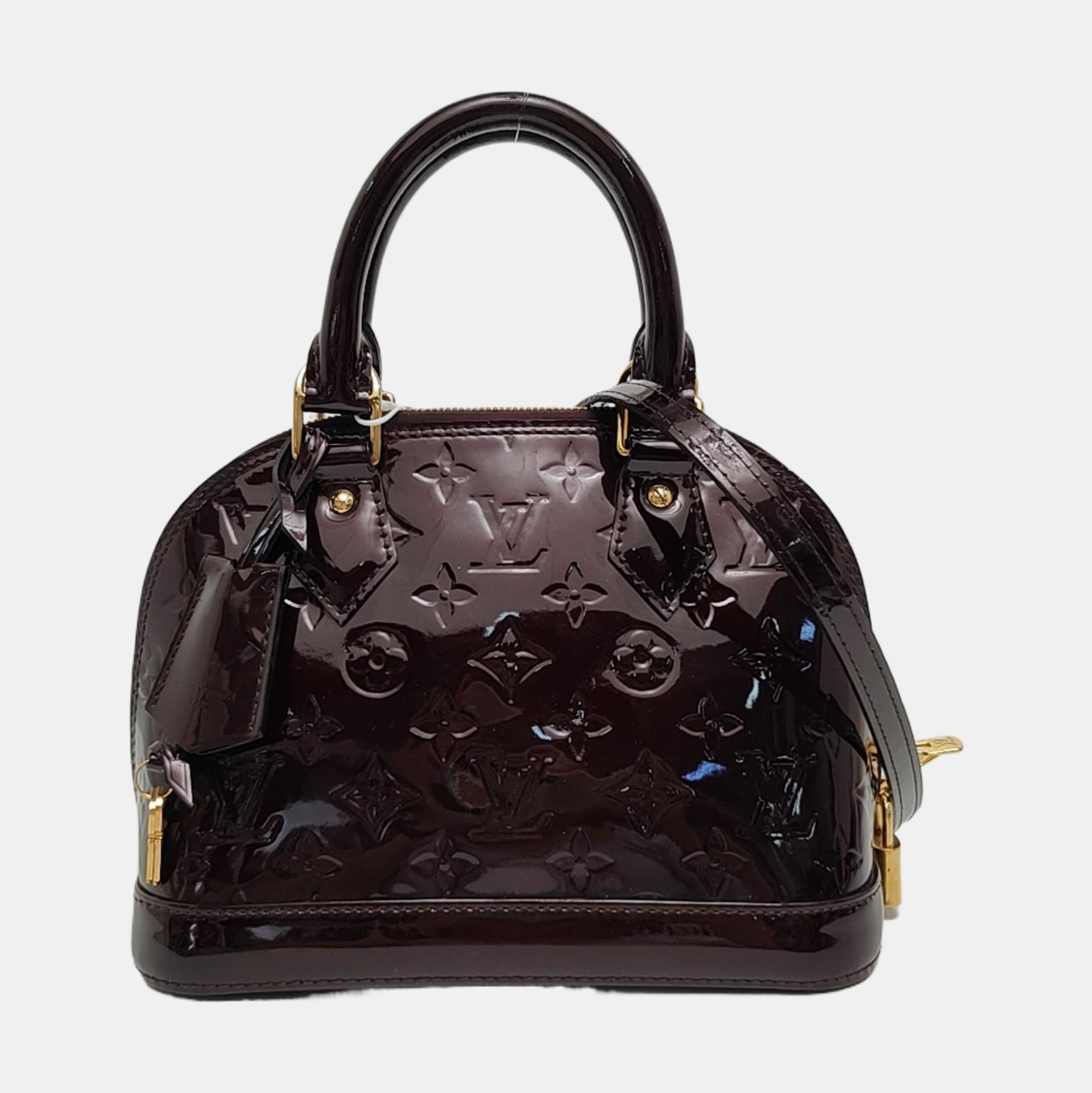 Authenticated pre-owned  ALMA BB Patent Leather Red - Crossbody Bag at Looply