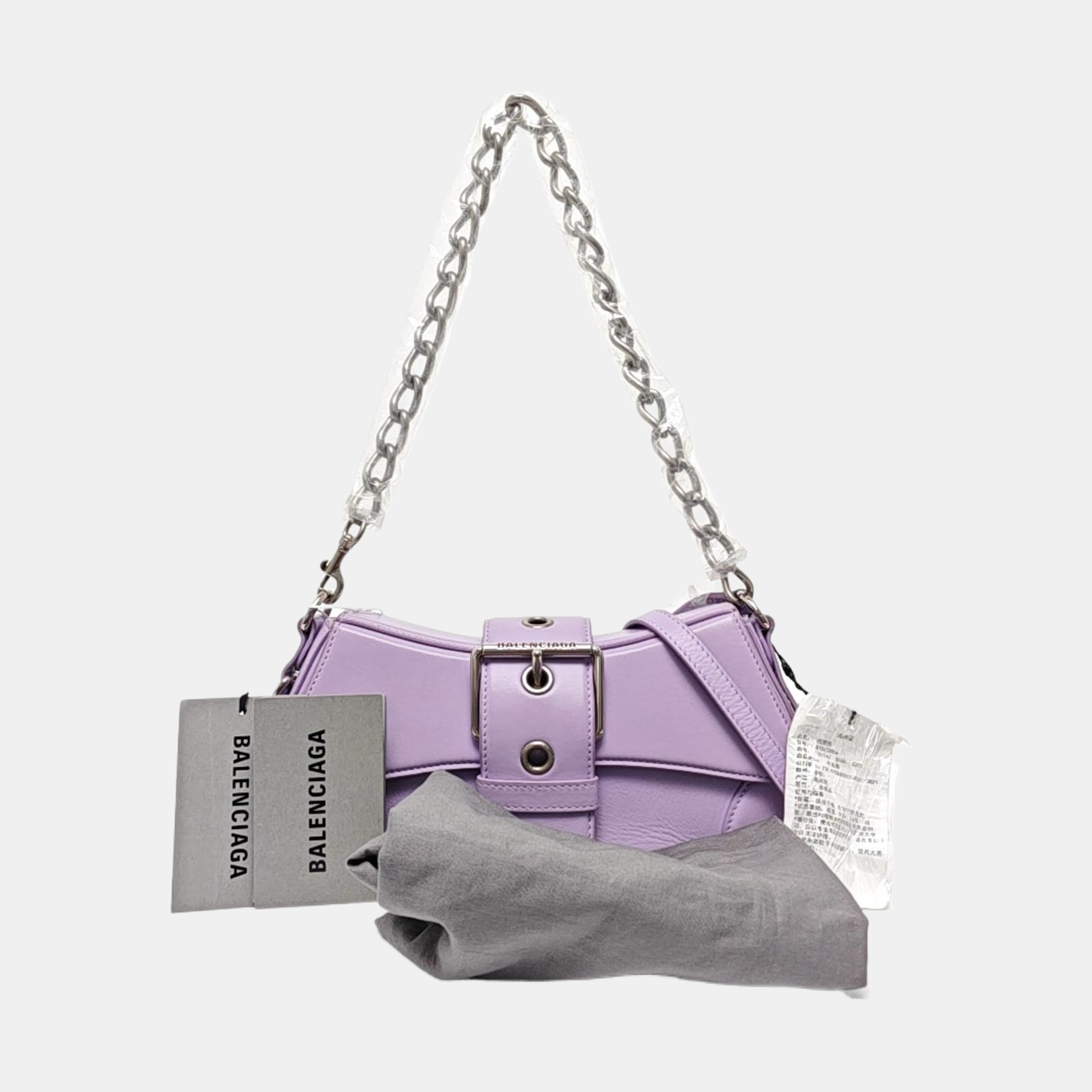 LINDSAY Small Calfskin Purple
