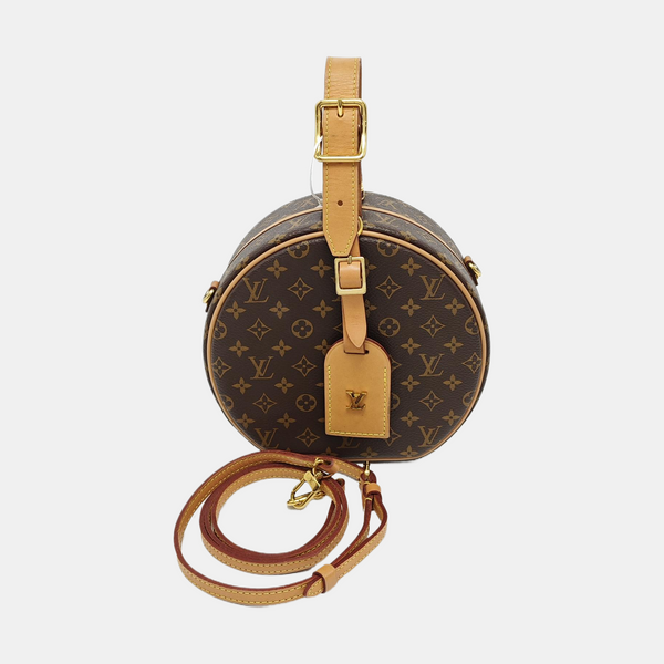 BOITE CHAPEAU PM Monogram Coated Canvas Brown