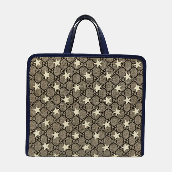 Children’s GG Bucket Monogram Coated Canvas Beige