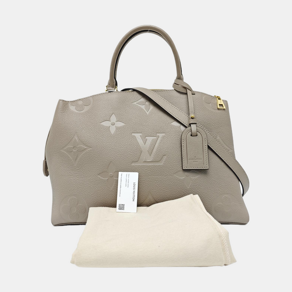 PALAIS GM Monogram Calfskin Gray