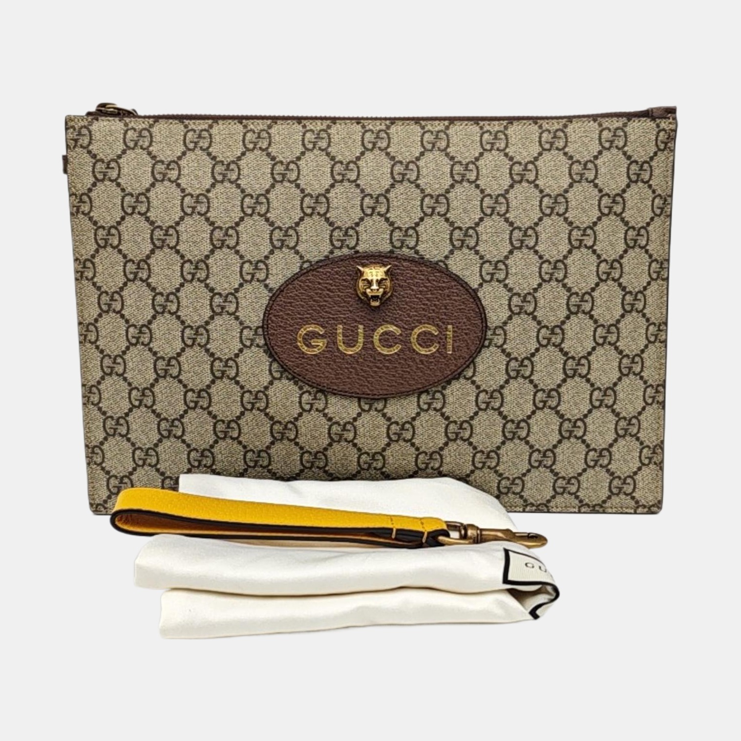 Neo Vintage Monogram Coated Canvas Beige