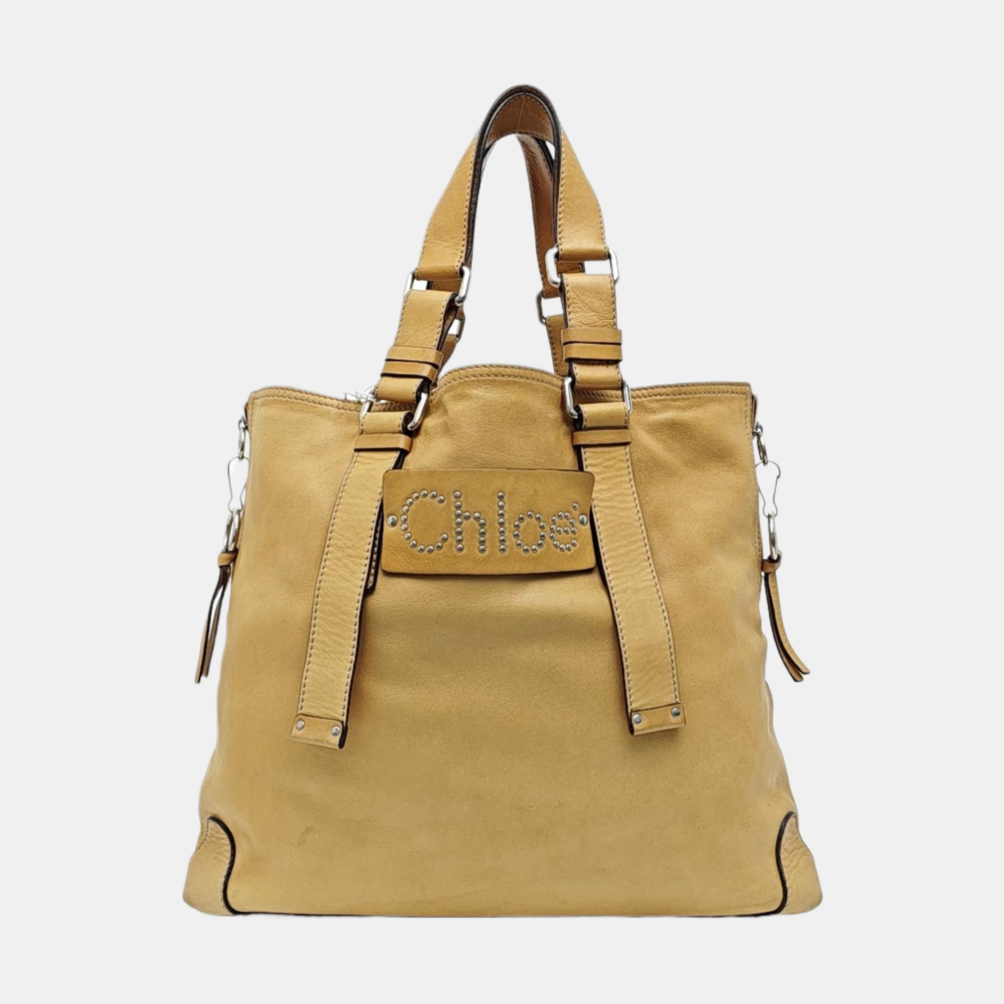 Lambskin Tote Bag Brown