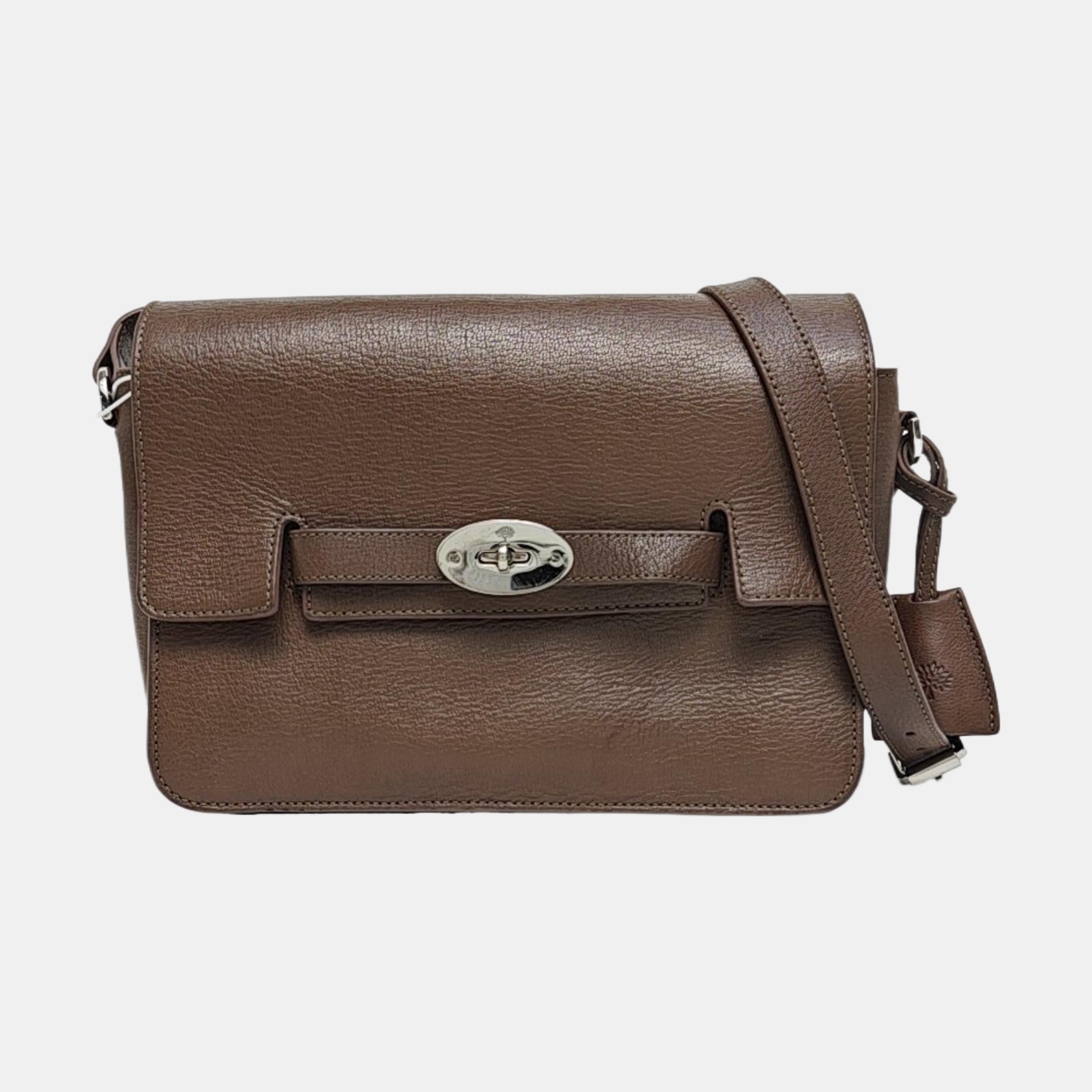Calfskin Shoulder Bag Brown