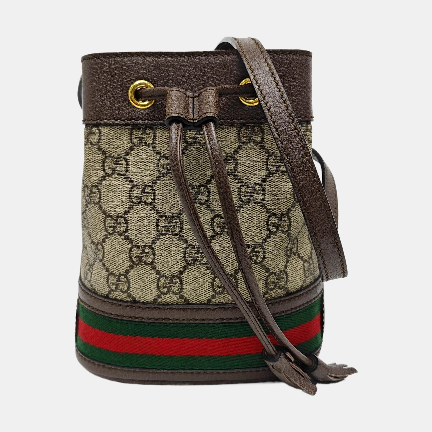 Ophidia Mini Monogram Coated Canvas Beige