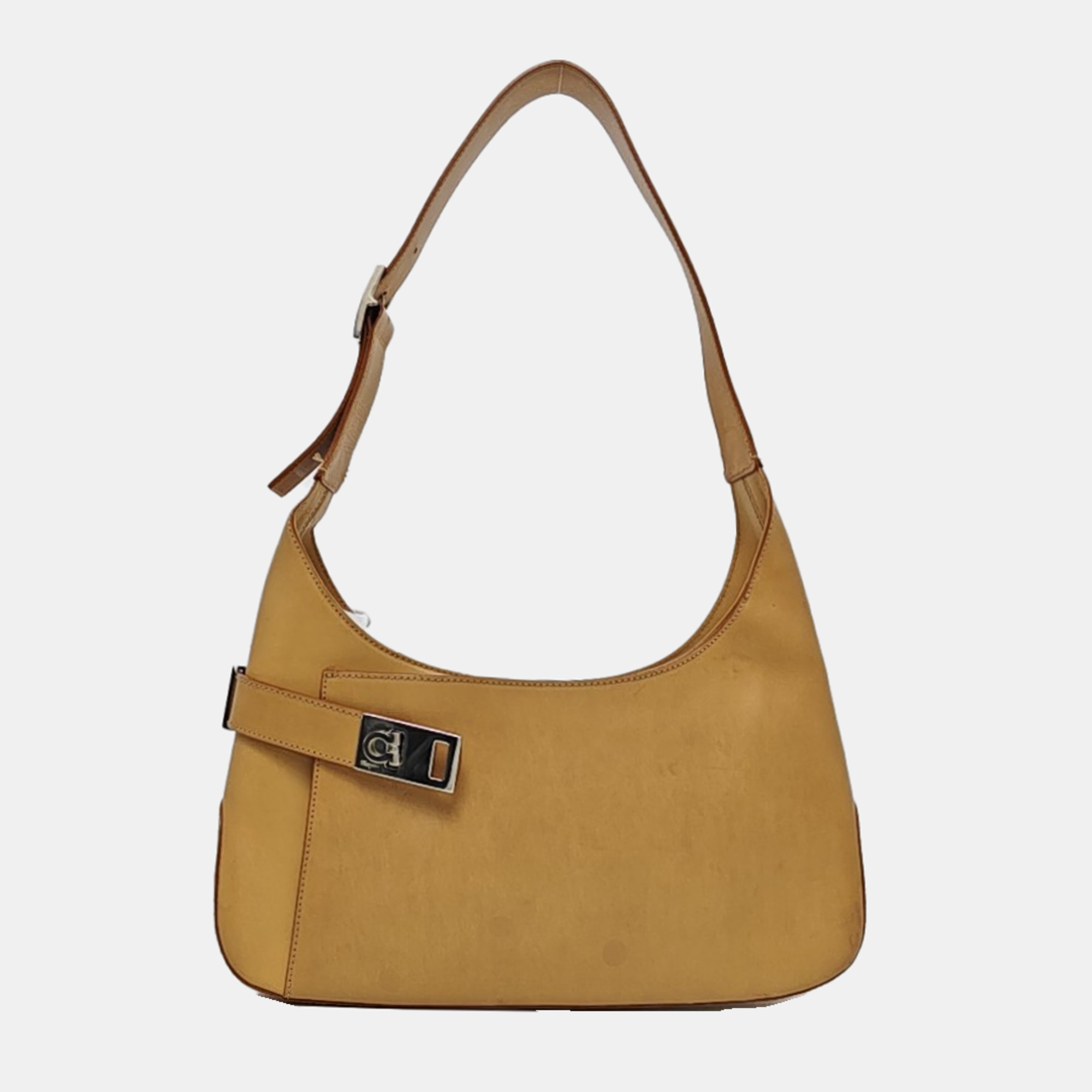 Clasp Hobo Medium Calfskin Brown