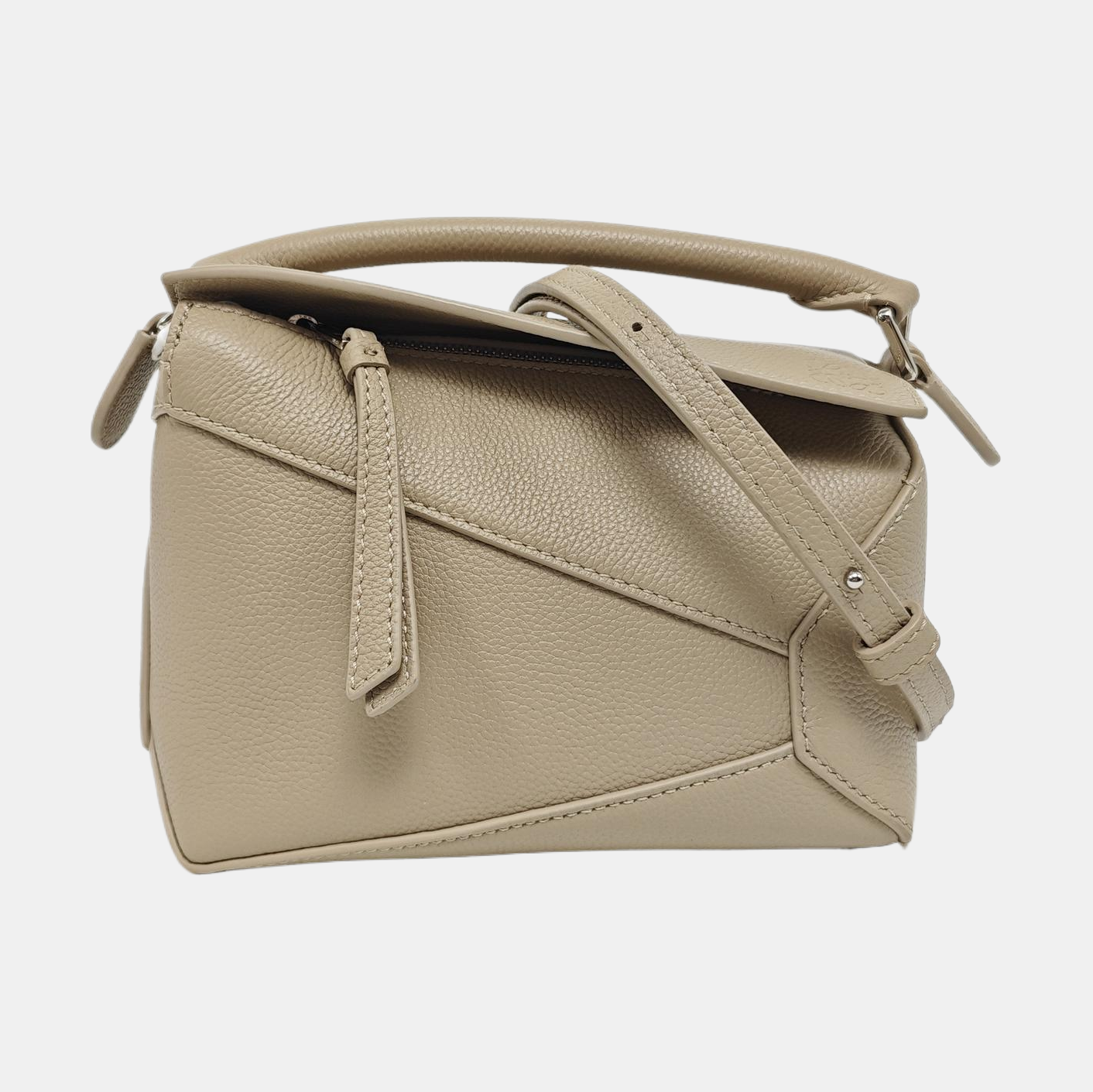 Puzzle Mini Calfskin Beige