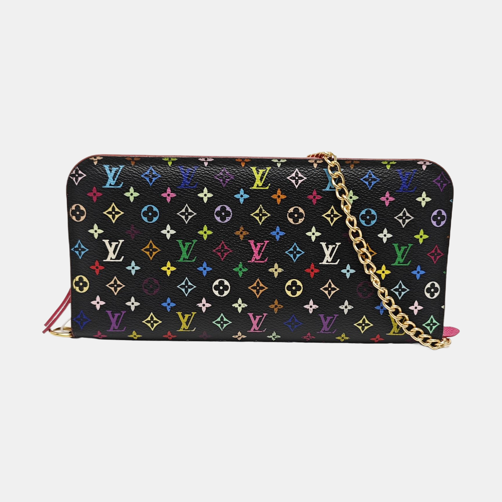 LV × TM INSOLITE Monogram Coated Canvas Black Wallet