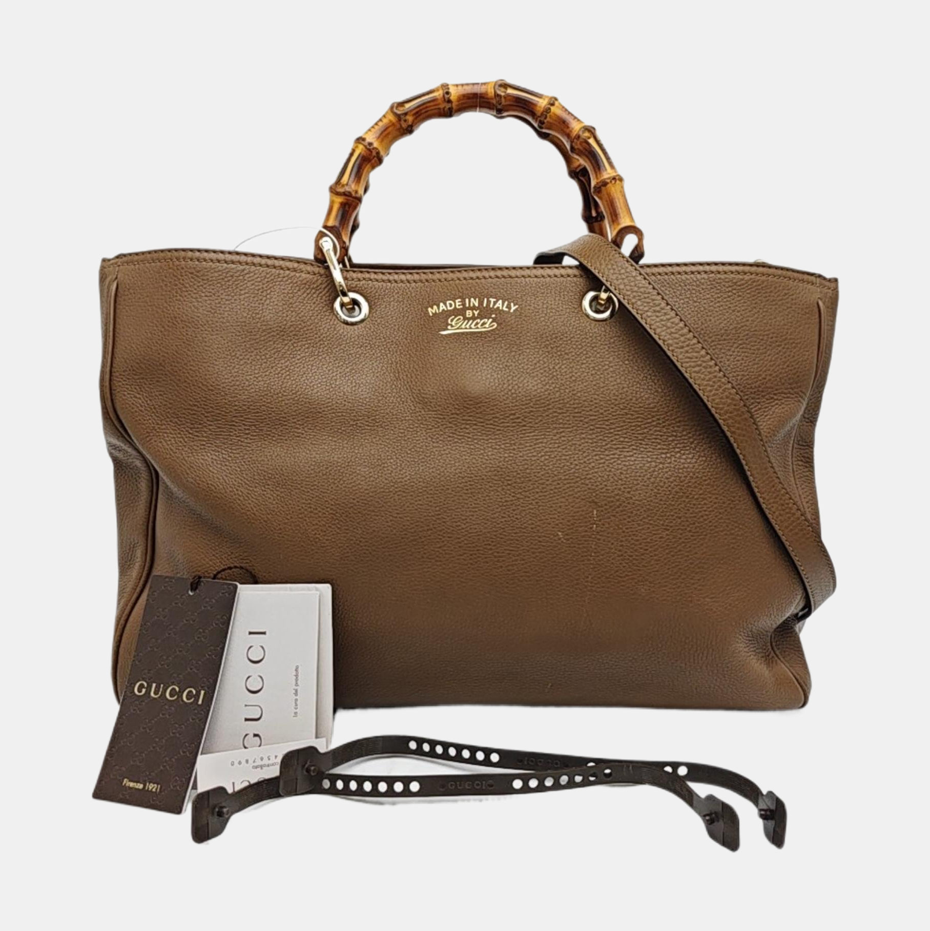 Bamboo 1947 Large Calfskin Brown