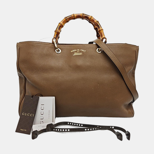 Bamboo 1947 Large Calfskin Brown