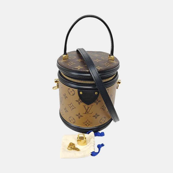CANNES PM Monogram Coated Canvas Brown
