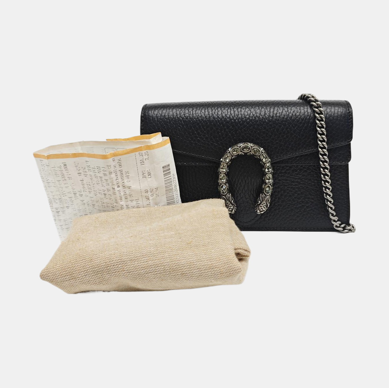 Dionysus Super Mini Calfskin Black