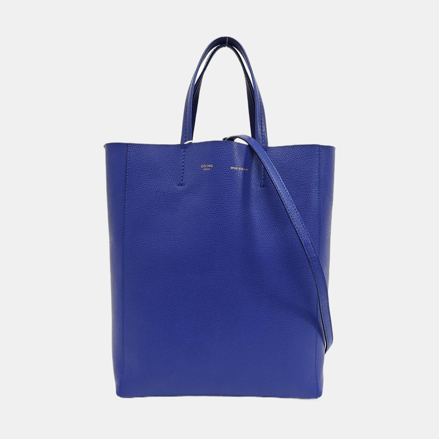 VERTICAL CABAS Mini Calfskin Blue