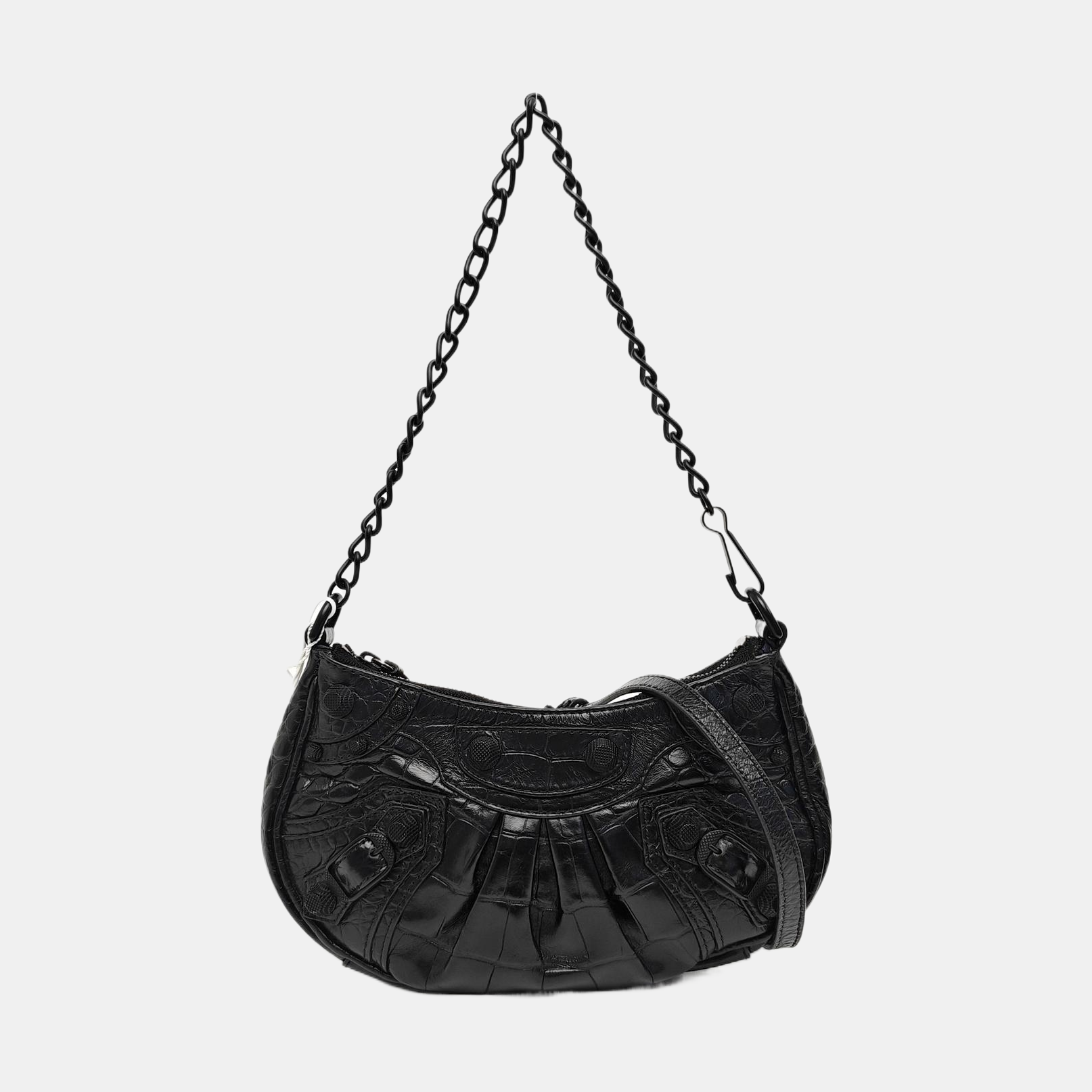 Le Cagole Mini Calfskin Black