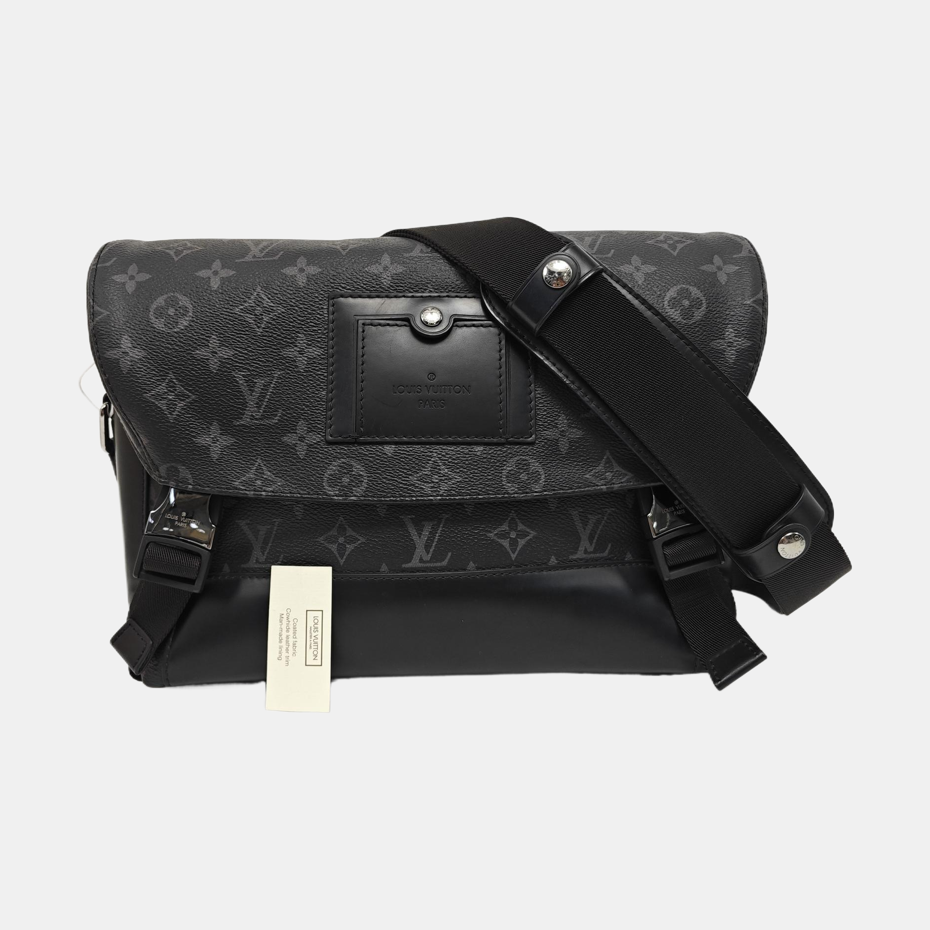 VOYAGER PM Monogram Coated Canvas Black