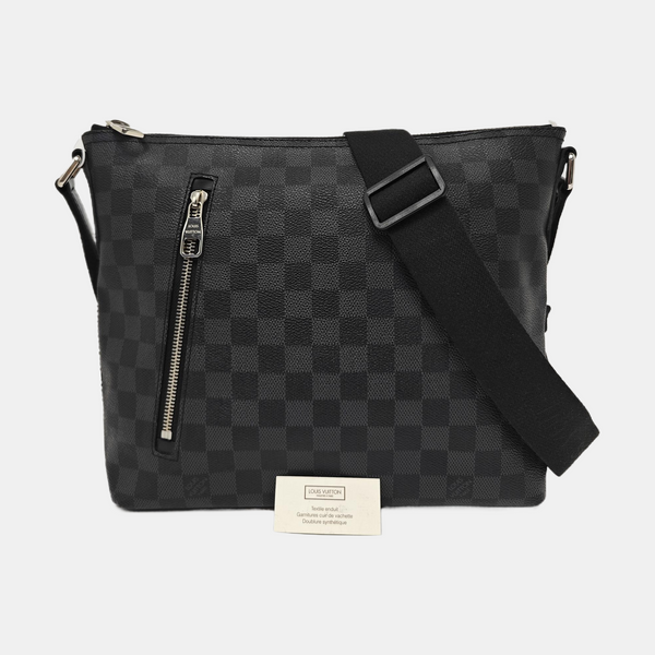 MICK PM Damier Graphite Coated Canvas Black