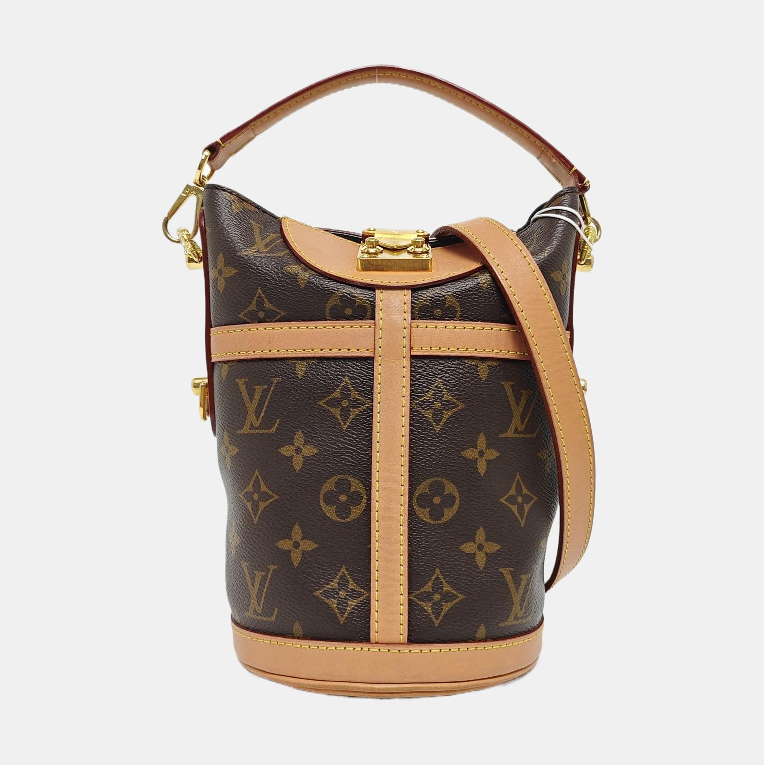 DUFFLE Monogram Coated Canvas Brown