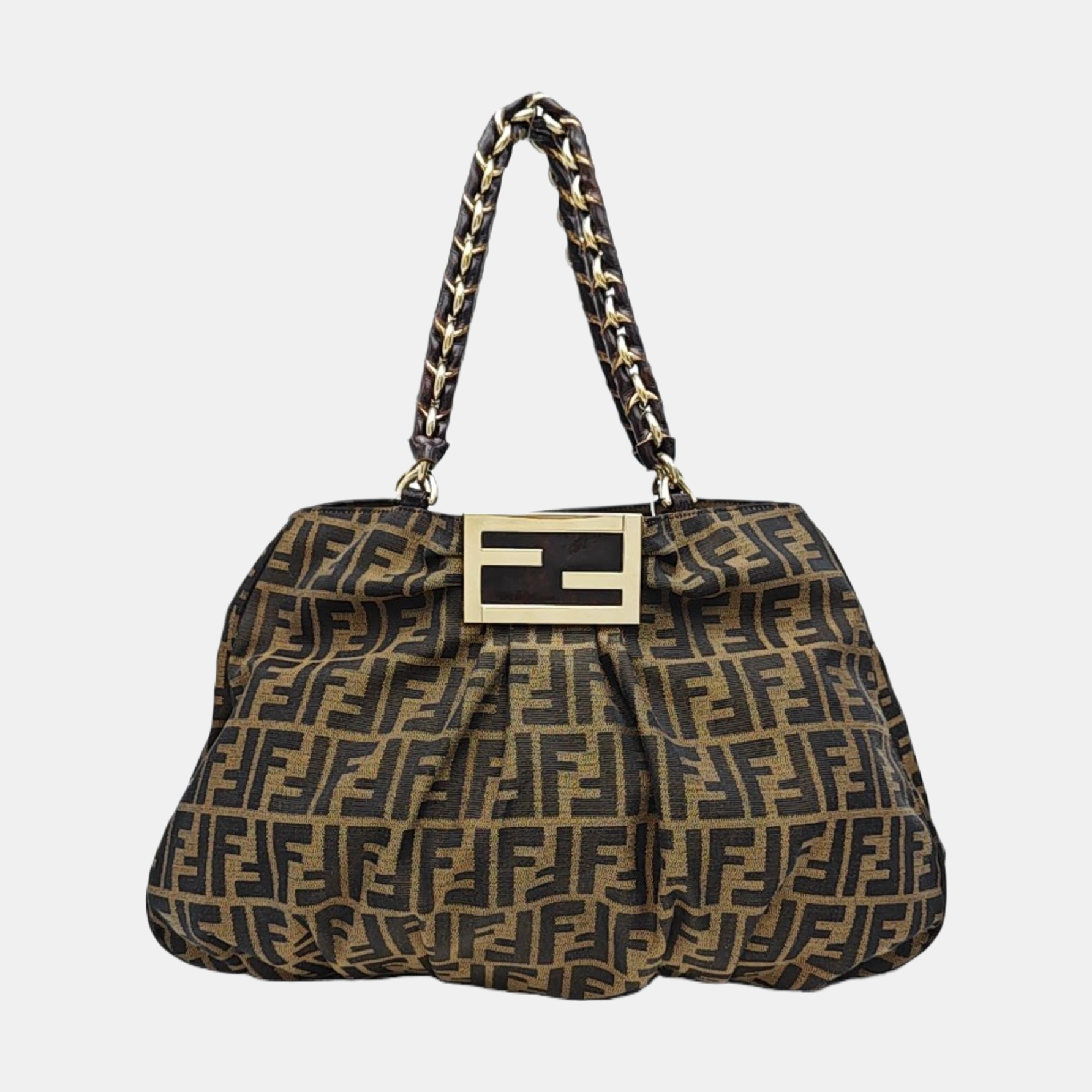 Canvas Shoulder Bag Brown