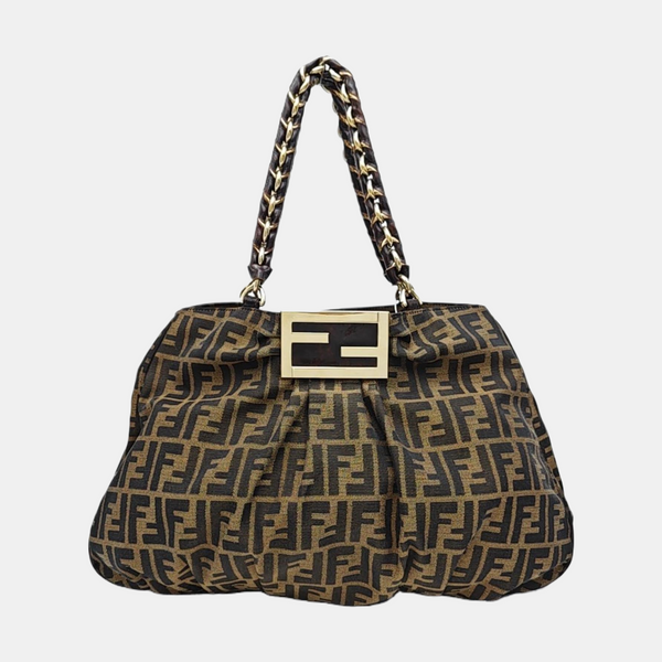 Canvas Shoulder Bag Brown