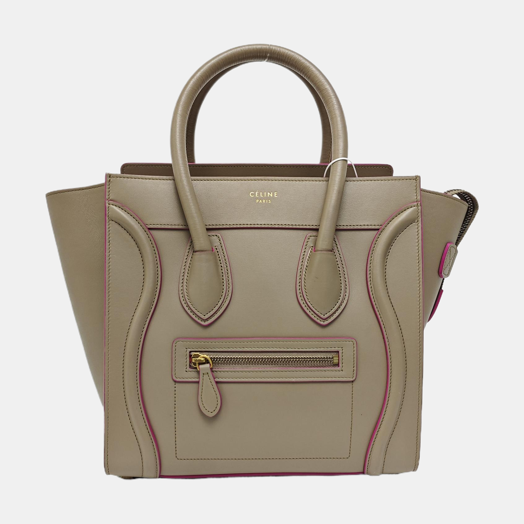 LUGGAGE Micro Calfskin Gray
